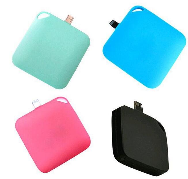 External slim battery charger 300mAh emergency power bank