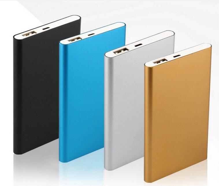 High Capacity battery charger aluminum polymer power bank 4000mah
