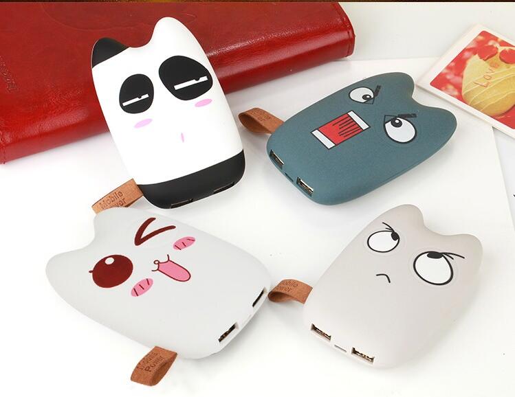Cute Power Bank Real Capacity 10000mAh Portable External backup battery Charger For all mobile phone